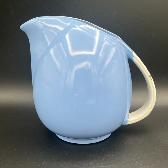 Vintage Hall’s Superior‎ Kitchenware 1259 Rose Parade Small Pitcher with ice Lip - Picture 1 of 7